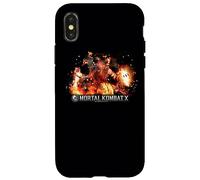 Custodia per iPhone X/XS Mortal Kombat X Scorpio Flames