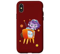 Custodia per iPhone X/XS Moshi Monsters Zaffi su Televisione Poppeteer Poppet
