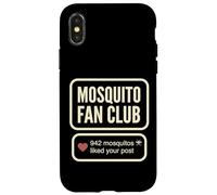 Custodia per iPhone X/XS Mosquito Fan Club 942 Mosquitos Liked Your Post