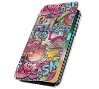 Custodia per iPhone X / XS - Motivo Graffiti - Akashi