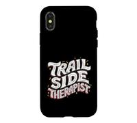 Custodia per iPhone X/XS Mountain Biker Trail Side Therapist MTB Cycling