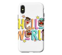 Custodia per iPhone X/XS Mr Potato Head Classic Hello World