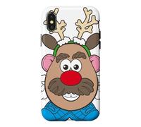 Custodia per iPhone X/XS Mr Potato Head Reindeer Natale