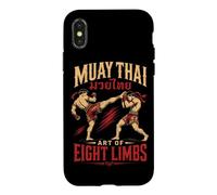 Custodia per iPhone X/XS Muay Thai Arte Di Otto Arti Combattente