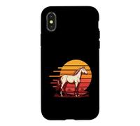 Custodia per iPhone X/XS Mule Lover Retro Vintage Asino Cavallo Hybrid Mule Owner