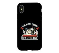 Custodia per iPhone X/XS My Fabric Stash Is A Collection - Trapunta divertente per trapuntatura e cucito