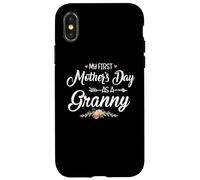 Custodia per iPhone X/XS My first Mother's Day as a Granny New Mom Mothers Day 2024