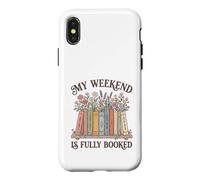 Custodia per iPhone X/XS My Weekend Is Fully Booked Graphic Novel
