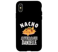 Custodia per iPhone X/XS Nacho Average Danielle Cinco De Mayo Divertente Regalo Nachos Dani