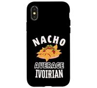 Custodia per iPhone X/XS Nacho Average Ivorian Orgoglio Costa d'Avorio Orgoglio Cinco de Mayo