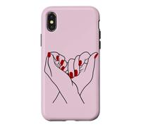 Custodia per iPhone X/XS Nail Hustler Nail Tech Techniques Nail Boss Nail Polish Art