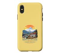 Custodia per iPhone X/XS Namche Bazaar, Nepal, Everest View Hotel, Mountain Trek