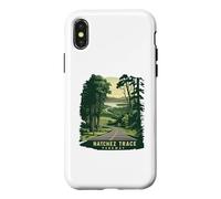 Custodia per iPhone X/XS Natchez Trace Parkway Mississippi Foresta