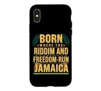 Custodia per iPhone X/XS Nato dove Riddim e la libertà corrono l'indipendenza giamaicana
