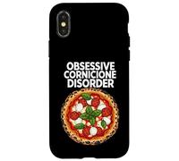 Custodia per iPhone X/XS Neapolitan Pizza Obsessive Cornicione Disorder Chef