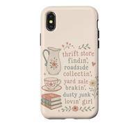 Custodia per iPhone X/XS Negozio dell"usato Cortile lungo la strada Vintage Antico