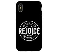 Custodia per iPhone X/XS Nel Signore gioisci Dio cristiani uomini donne cristiani