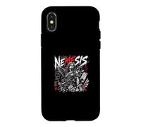 Custodia per iPhone X/XS Nemesi Greca Femmina Dea Della Vendetta Mitologia Oscura