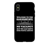 Custodia per iPhone X/XS Nerdy Welcome Grand Hilbert Hotel Senza Posto Libero Insegnante di Matematica