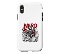 Custodia per iPhone X/XS Nerone Imperatore Romano Antica Roma Città Infuocata