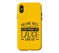 Custodia per iPhone X/XS Nessuno ci farà mai ridere come noi buoni amici