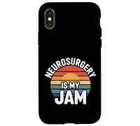 Custodia per iPhone X/XS Neurosurgery Is My Jam Professione di neurochirurgo -
