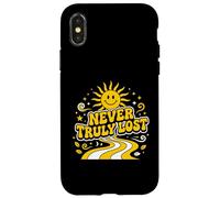 Custodia per iPhone X/XS Never Truly Lost Christian Faith Inspiration Bibbia Verse