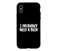 Custodia per iPhone X/XS Niente come una bella birra fredda dopo un bel drink di birra fredda