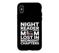 Custodia per iPhone X/XS Night Reader Mamma Perso Nei Capitoli Di Mezzanotte
