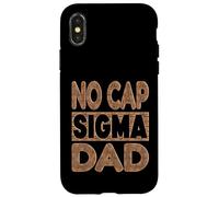 Custodia per iPhone X/XS NO CAP SIGMA DAD - Alpha Mindset Father Design