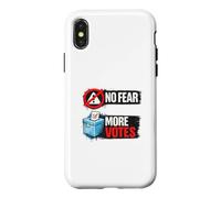 Custodia per iPhone X/XS No Fear More Vots Democracy Voting Design