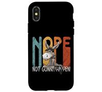Custodia per iPhone X/XS No, non succederà mai. Divertente asino testardo