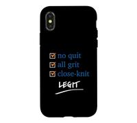 Custodia per iPhone X/XS No quit, all grit... LEGIT. NY Pro Basket