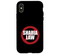 Custodia per iPhone X/XS NO Sharia Law - Legge Anti Sharia
