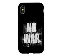 Custodia per iPhone X/XS NO WAR Stop War Peace