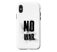 Custodia per iPhone X/XS NO WAR Stop War Peace