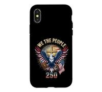 Custodia per iPhone X/XS Noi Il Popolo Christian Eagle America 250 Anni Una Nazione