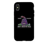 Custodia per iPhone X/XS Non calpestare il serpente a sonagli del Texas