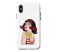 Custodia per iPhone X/XS Non c'è bisogno di ripetere te stesso Ti ho ignorato Pop Art