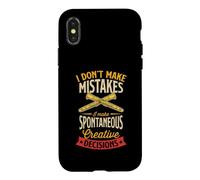 Custodia per iPhone X/XS Non commetto errori Prendo decisioni creative spontanee
