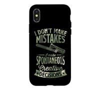 Custodia per iPhone X/XS Non commetto errori Prendo decisioni creative spontanee