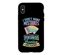 Custodia per iPhone X/XS Non commetto errori Prendo decisioni creative spontanee