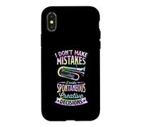 Custodia per iPhone X/XS Non commetto errori Prendo decisioni creative spontanee