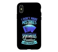 Custodia per iPhone X/XS Non commetto errori Prendo decisioni creative spontanee