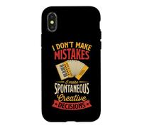 Custodia per iPhone X/XS Non commetto errori Prendo decisioni creative spontanee