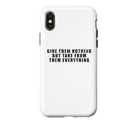 Custodia per iPhone X/XS Non dare loro altro che togliere tutto da loro - Sparta
