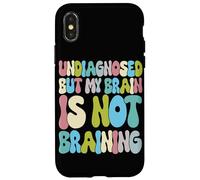 Custodia per iPhone X/XS Non diagnosticato ma il mio cervello non sta cervello
