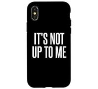 Custodia per iPhone X/XS Non dipende da me