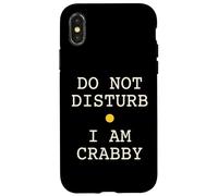 Custodia per iPhone X/XS Non disturbare Sono Crabby Crostacei Osservatore