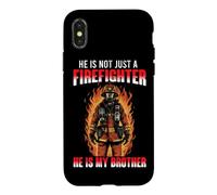 Custodia per iPhone X/XS Non è solo un pompiere, è mio fratello